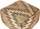 Tabure pouf katror Boho, jute dhe lesh, 50 x 50 x 30 cm, shumëngjyrësh