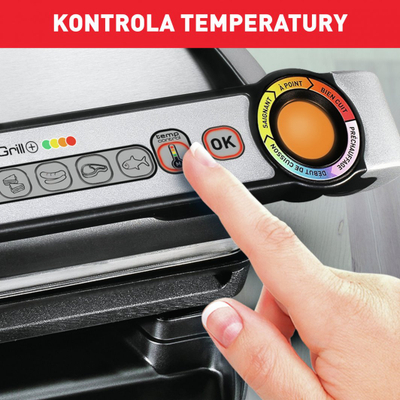 Grill elektrik Tefal GC712D OptiGrill, 2000 W