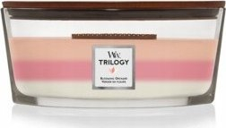 Qiri me aromë WoodWick Trilogy Ellipse Heartwick Blooming Orchard, 453g, shumëngjyrësh