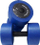 Dumba uji Spartan Water Dumbbells, shkumë flotante, për aqua fitness, blu