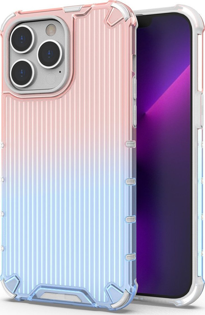 Këllëf telefoni Hurtel Ombre Protect Case për iPhone 14 Pro Max, mbrojtës, rozë blu