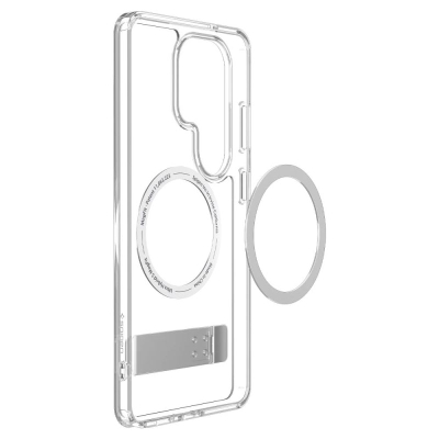 Mbulesë telefoni Spigen Ultra Hybrid S MagSafe, për Samsung Galaxy S26 Ultra, me këmbë mbajtëse, transparente