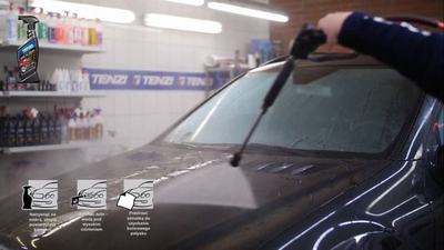Spraj lustre makine Tenzi Detailer Wet Wax, shkëlqim i përhershëm, 600 ml, i zi