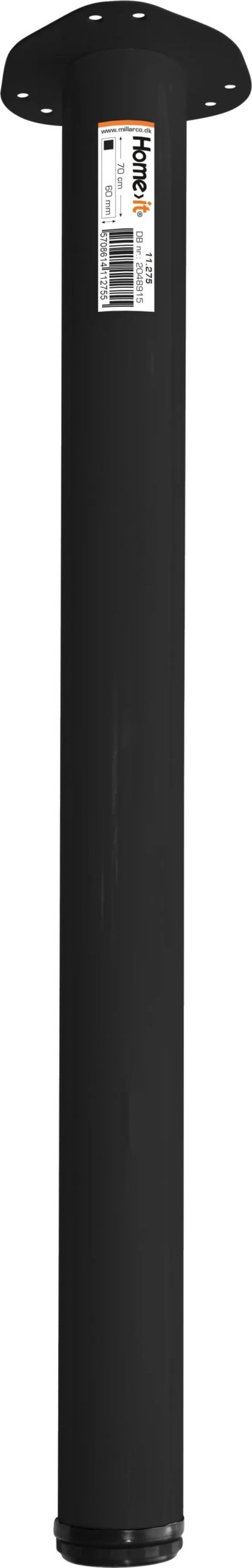 Këmbë tavoline Home>it Ø60 mm, 70 cm, e zezë