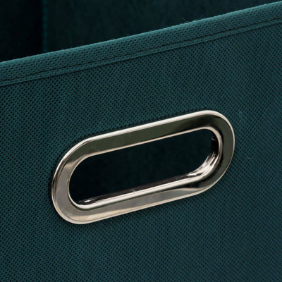 Кошница од текстил 5 Five Simply Smart Mix N Modul, 31x31x31cm, темно сино-зелена
