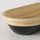 Pjatë dekoruese Boltze Home Bambo, bambu, 15 x 15 x 6.5 cm, zi natyrale