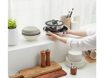 Set enësh Tefal Ingenio Emotion, 10 pjesë, çelik inox, dorezë e lëvizshme