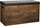 Raft druri për këpucë Leobert, me ulëse, 80x30x44 cm, kafe/zi