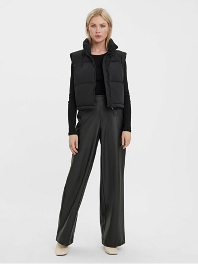 VERO MODA VMMILEY Елек со обичен крој, црна