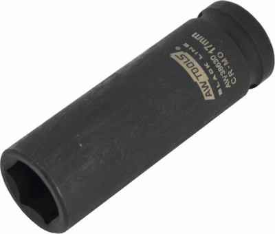 Kokë çelësi goditës AWTools AW38643BL, 1/2", 30 mm, e zezë
