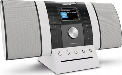 Radio DAB+ TechniSat Multyradio 4.0, CD MP3, Bluetooth WLAN, gri bardhë