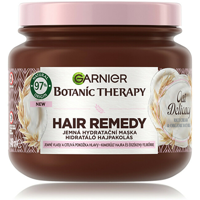 Maskë hidratuese për skalp dhe flokë Garnier Botanic Therapy Oat Delicacy (Hair Remedy), 340 ml