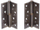 Menteshë dere Haushalt DOOR HINGE 100x70x2.5, majtas, bronz i vjetër