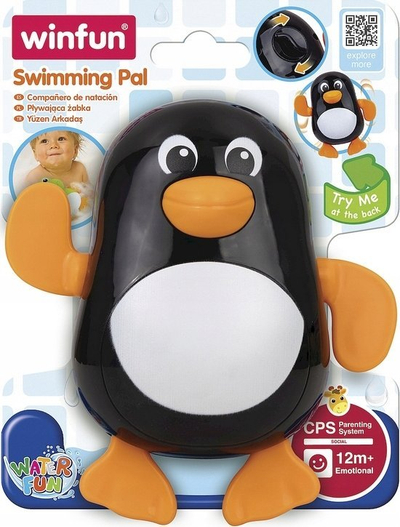 Lodër për banjë Winfun Floating Penguin, për mbi 1 vjeç, shumëngjyrëshe