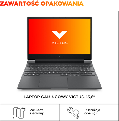 Laptop gaming HP Victus 15-fb3042nw, 15.6\", Ryzen AI 5, RTX 5060, 16GB RAM, i zi