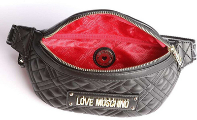 Çantë beli Love Moschino JC4003PP1FLA0110, ngjyrë krem