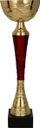 Kupë sportive Victoria Sport TUMA RD 9217D, metal, bazë mermeri, ari burgundy