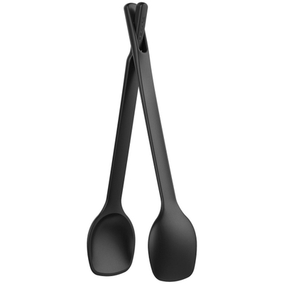 Lugë për sallatë Fiskars Functional Form, 33cm, të zeza