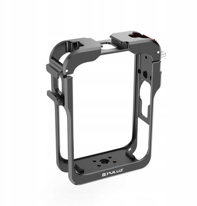 Kornizë montimi Puluz PU781B për DJI Osmo 360, adaptor 2x ISO në 1/4", me kapak, e zezë