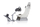 Karrige lojërash Playseat Evolution, universale, e bardhë