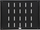 Rafte RACK Delta Shelf 19, 550mm, set 2 copë, metal