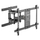 Mbajtëse muri për TV Maclean MC-881, 37-80", VESA 600x400, 60kg, e zezë