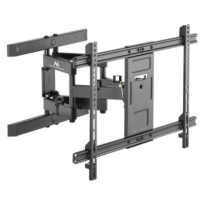 Mbajtëse muri për TV Maclean MC-881, 37-80", VESA 600x400, 60kg, e zezë