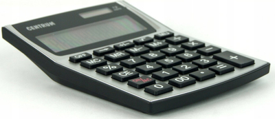 Calculator desktop Centrum 12 shifra, ekran LCD, 150x144x20mm, gri