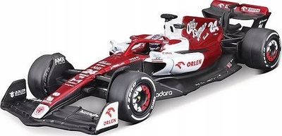 Maket makine BBurago Alfa Romeo C42, shkalla 1:43, sezoni 2022, e kuqe me të bardhë