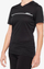Bluzë çiklizmi 100 Percent RIDECAMP Women Jersey, me mëngë të shkurtra, për goca, e zezë, M