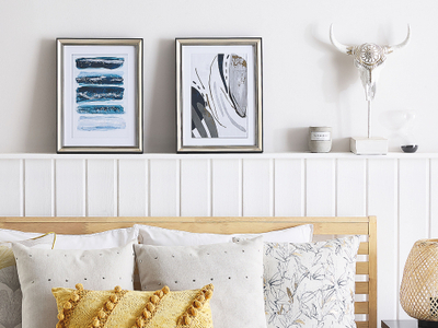 Pikturë muri FERATE Nautical Motif, 30 x 40 cm, abstrakte, blu