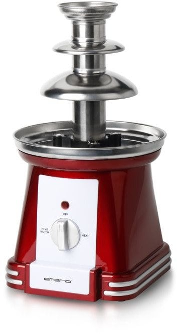 Фонтанa за чоколадо Emerio Chocolate Fountain, Fun Kitchen, црвен