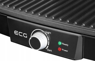 Grill kontakti EKG ECGKG100, 2000W, 3 pozicione pune, inox