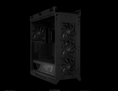 Kuti kompjuteri ASUS ROG Strix Helios II, EATX mid tower, 4x140mm, e zezë