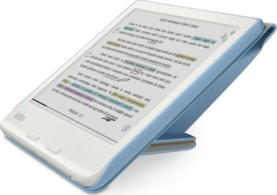 Навлака Kobo Libra Colour SleepCover, со потпирач за стоење, темно сина