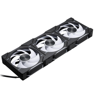 Ventilatorë PC Phanteks D30-120 D-RGB, set 3x120mm, PWM, të zinj