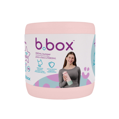 Mbrojtëse silikoni për shishe b.box Flip Top 690ml, midnight