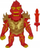 Figurë aksion Gumostwory Warriors Fire Demon, me shpatë flakëruese, gome elastike, shumëngjyrëshe