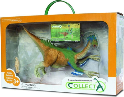Figurinë dinosauri Collecta Therizinosaurus Deluxe, shkalla 1:40, shumëngjyrëshe