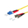 Kабел оптичко влакно BTR Netcom Duplex LC/ST, OS2, 3m, жолт