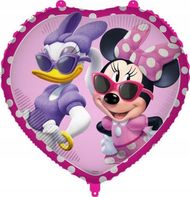 Balonë foli Godan Heart Minnie Junior Disney, 18", rozë