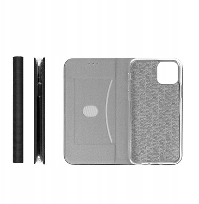 Këllëf libri OEM Sensitive për Samsung Galaxy S25 FE, me magnet, me xhep për karta, i zi