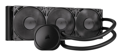 Ftohës procesori CORSAIR NAUTILUS 360 RS, radiator 360mm, ujë, i zi