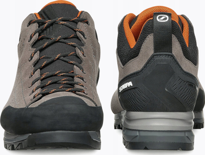 Këpucë hiking Scarpa Zodiac Suede, Gore Tex, shollë Vibram, gri