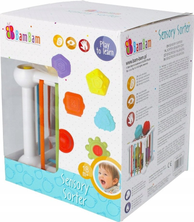 Lodër blloqe sensorike BAM BAM 492760, me aksesorë, shumëngjyrëshe