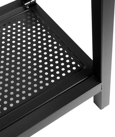 Raft për dru Bla Standard, i palosshëm, metal, i zi