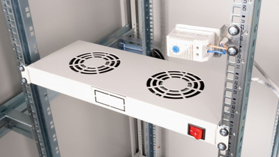 Modul ventilatorësh LevelOne Equip 280802 EZF-2-G, 2 ventilatorë, për kabinet 19", gri