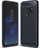 Kapak telefoni Carbon Case për Samsung Galaxy S9, gomë mbrojtëse, strukturë karbon, blu e errët