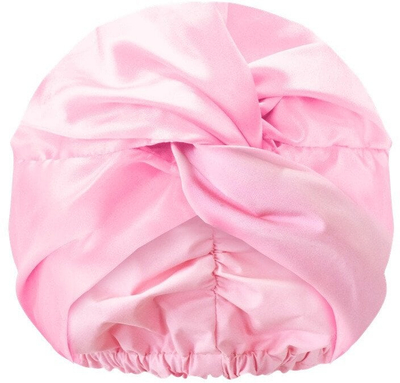 Капа за коса GLOV Hair Bonnet, за третман на коса, материјал пешкир, розова