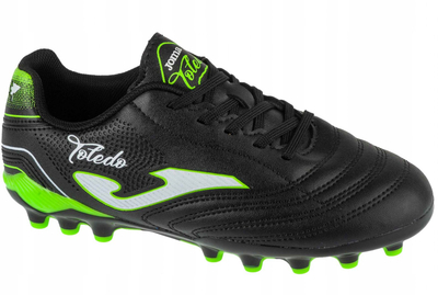 Këpucë futbolli Joma Toledo 2501 AG Jr, për fëmijë, taban me kunja, të zeza